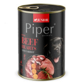 Храна за малки кучета Piper Junior консерва 400гр. Сърца и Моркови